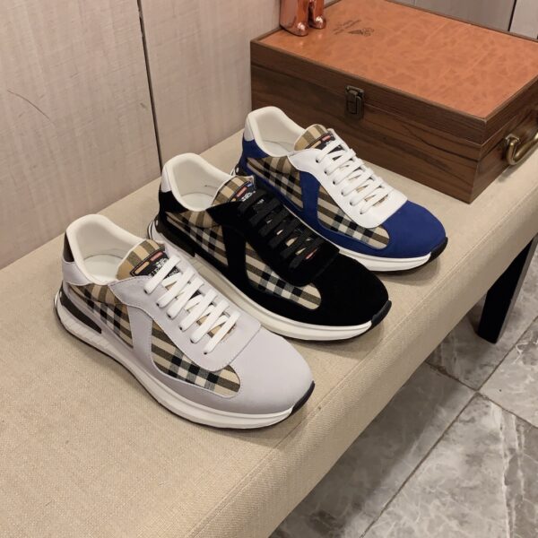 Burberry Check Court Sneakers In Different Colors