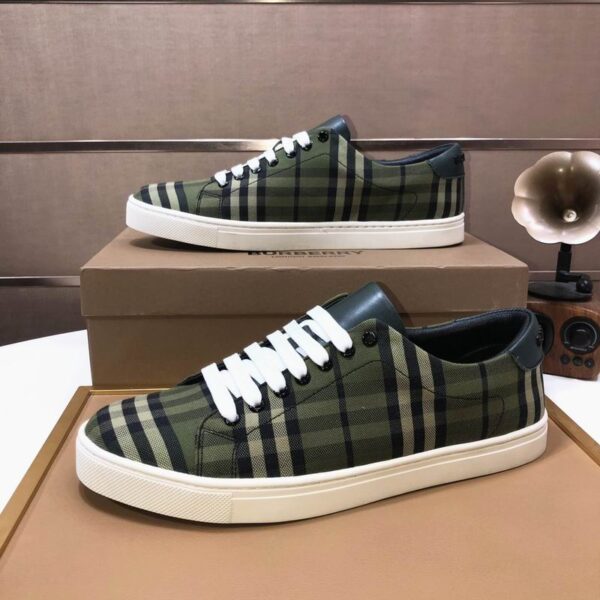 Burberry Nova Check Canvas Sneakers
