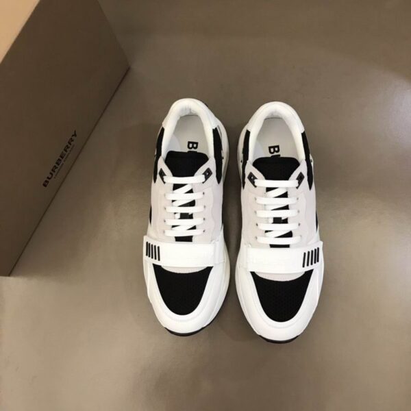 Burberry Ramsey Leather Mesh Sneaker