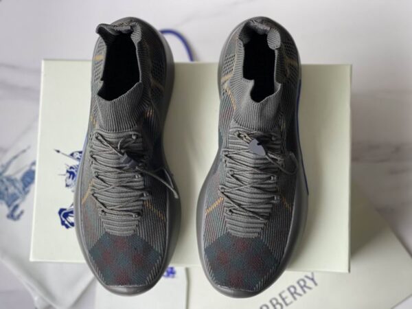 Burberry Check Knit Neptune Sneakers