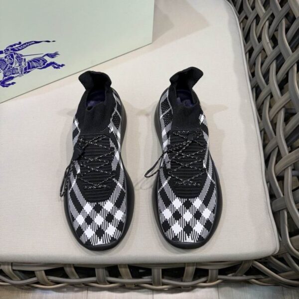 Burberry Check Knit Neptune Sneakers In Different Colors