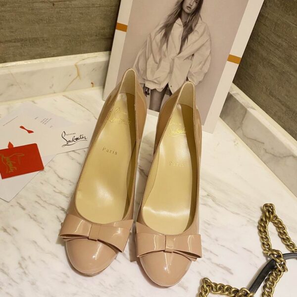 Christian Louboutin Miss Tack Bow Platform Pump Heels In Different Colors