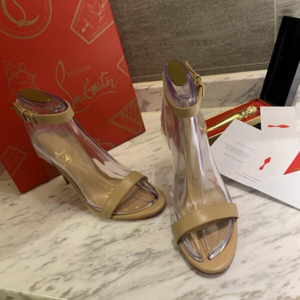 Christian Louboutin Jonatina Leather Pump Heels In 2 Colors
