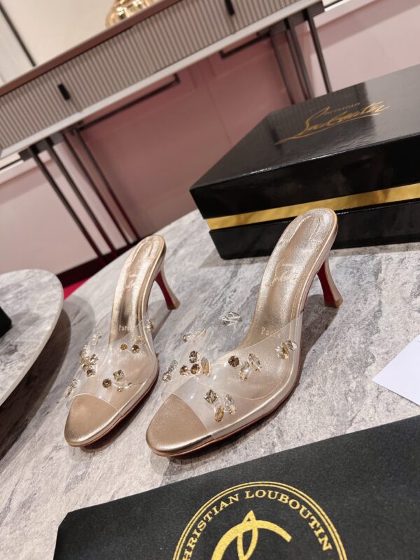 Christian Louboutin Degraqueen Leather Heels In 2 Colors