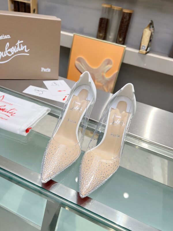 Christian Louboutin Degrastrass Satin Heels In Different Colors