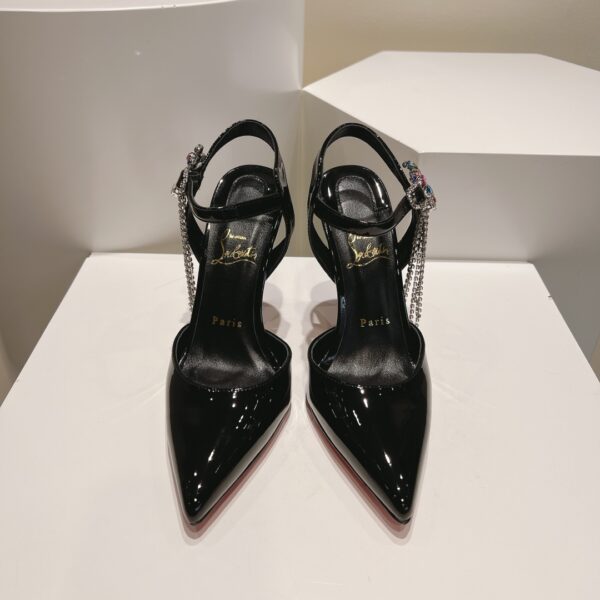 Christian Louboutin Goldina Rain Embellished Satin Pump Heels In Different Colors