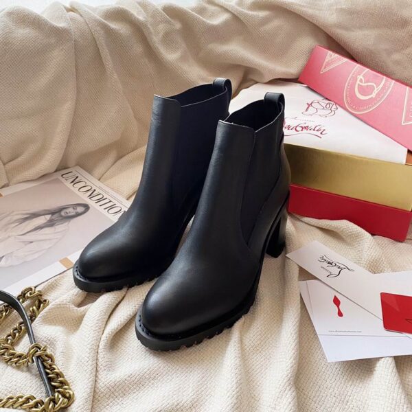 Christian Louboutin Black Marchacroche Chelsea Boots