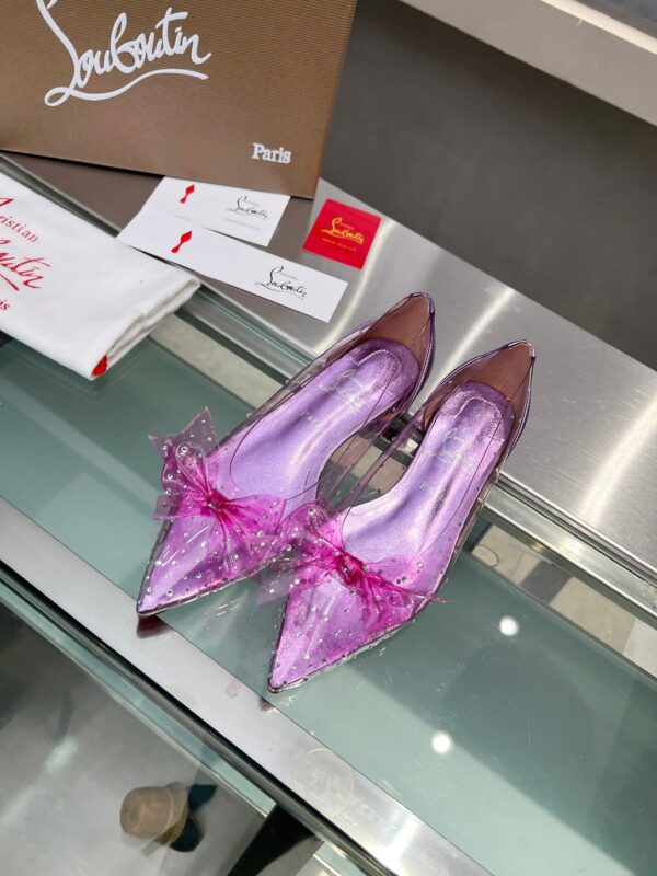 Christian Louboutin Follies Strass Ballet Flat Sandals In 2 Colors