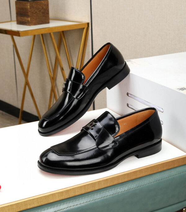Christian Louboutin Varsimoc CL Logo Leather Loafers In 2 Colors