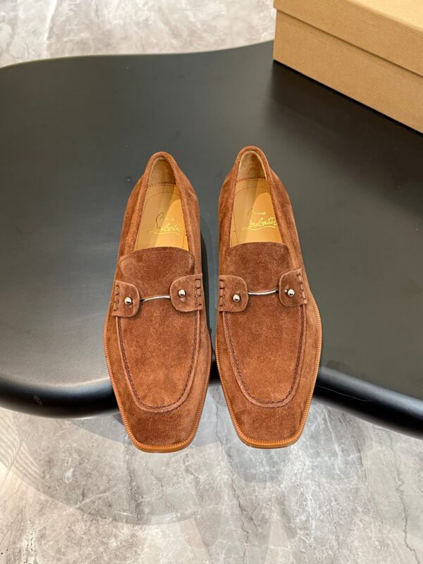 Christian Louboutin Chambelimoc Suede Loafers In Different Colors