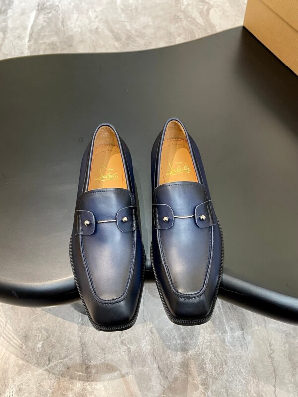 Christian Louboutin Chambelimoc Leather Loafers In Different Colors