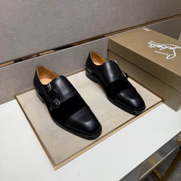Christian Louboutin Cousin Charles Double Monk Strap Shoes