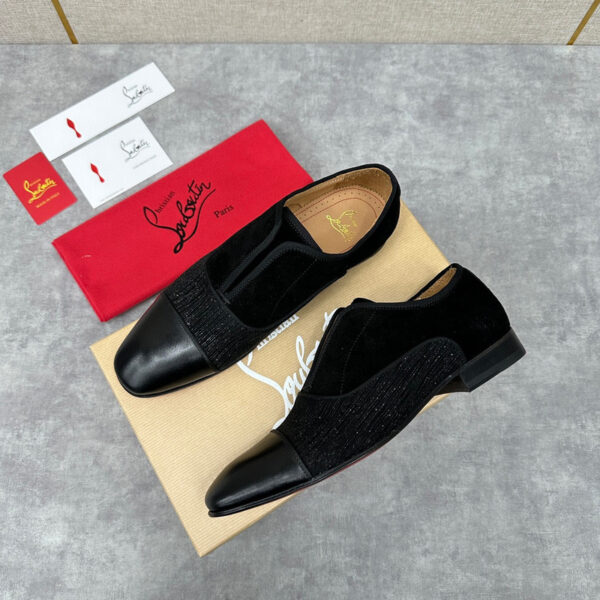 Christian Louboutin Black Alpha Male Flat Loafers