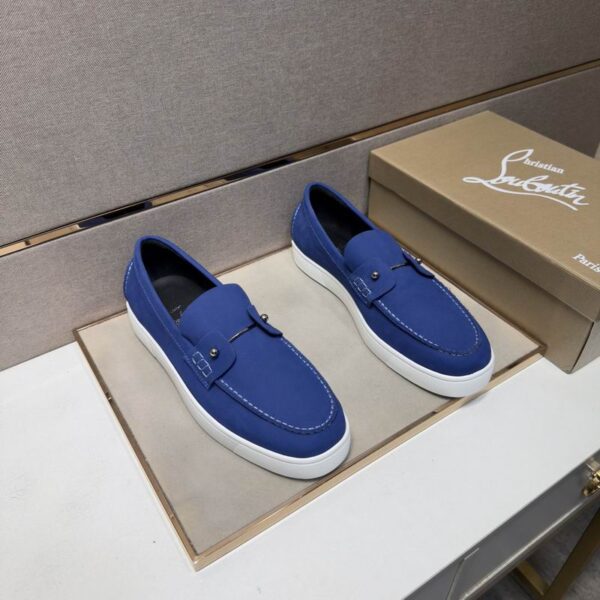 Christian Louboutin Chambeliboat Slip On Loafers In 2 Colors
