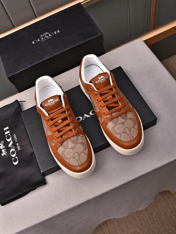 Coach Men's Clip Court Sneakers In 2 Colors