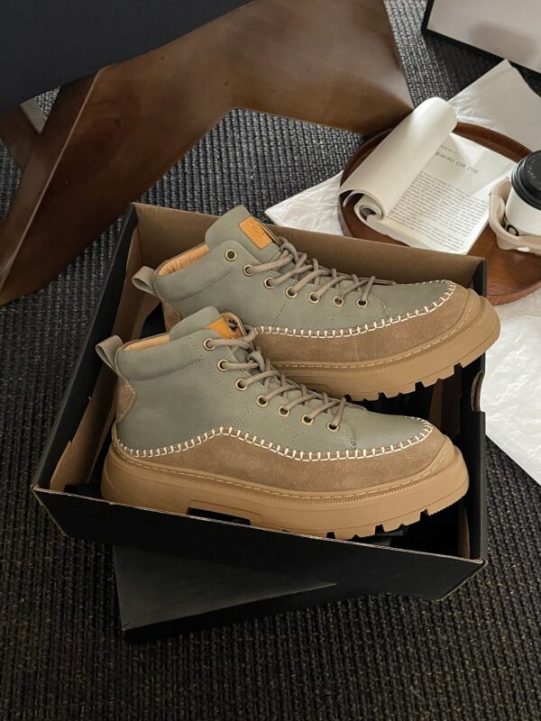 UGG Colorblock Suede Fleece Lined Boots In Different Colors