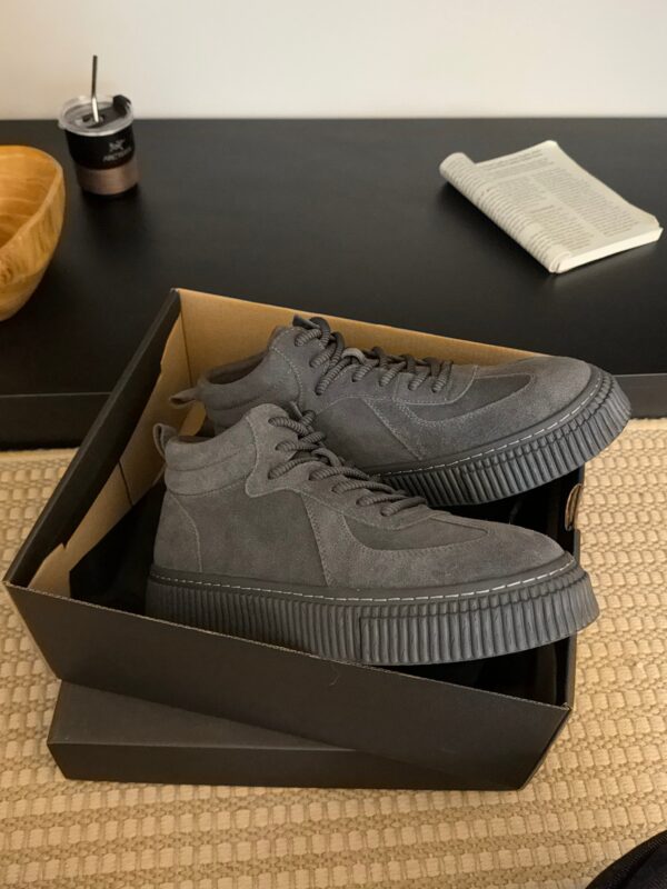 UGG Dark Grey Odessa Mid Suede Boots