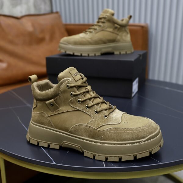 UGG Suede Thick Lug Sole Platform Boots In Different Colors