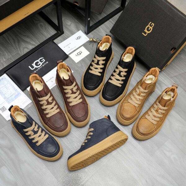 UGG Ambush Pebble Leather Mid Boots In Different Colors