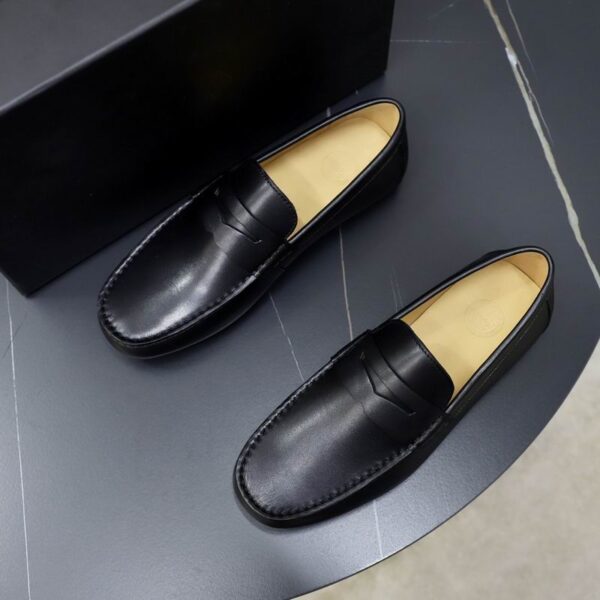 Versace Classic Leather Penny Loafers