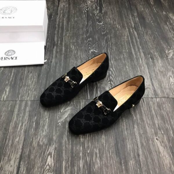 Versace Medusa Barocco Jacquard Evening Loafers
