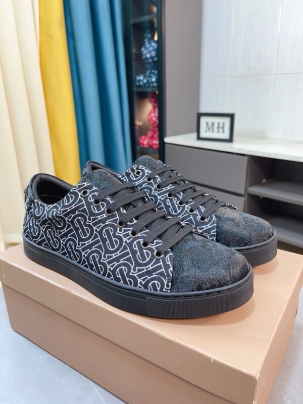Burberry Check Canvas Embossed Sole Sneakers In Different Colors