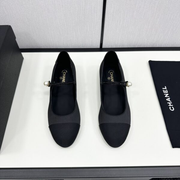 Chanel Strass Satin Grosgrain Mary Jane Flats In Multiple Colors