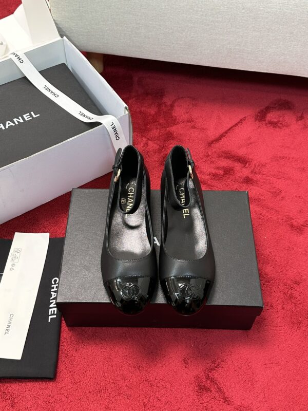 Chanel Patent Stitch CC Mary Jane Flats In 2 Colors