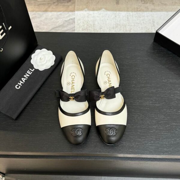 Chanel Patent Leather Bow Mary Jane Flats In Different Colors