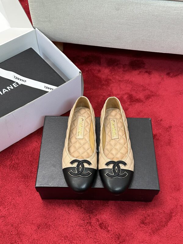 Chanel Quilted Chain CC Ballerina Flats In Different Colors